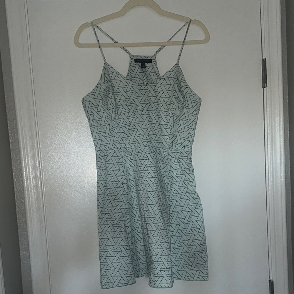Banana Republic Geometric Mint Dress